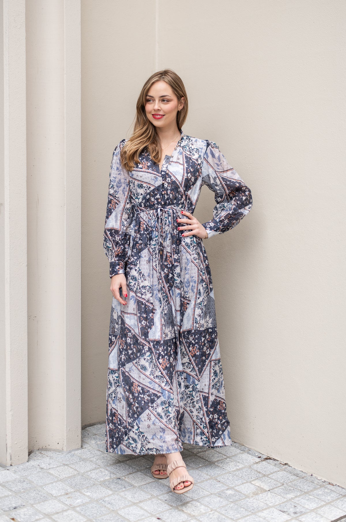 Myka Dress | Grey