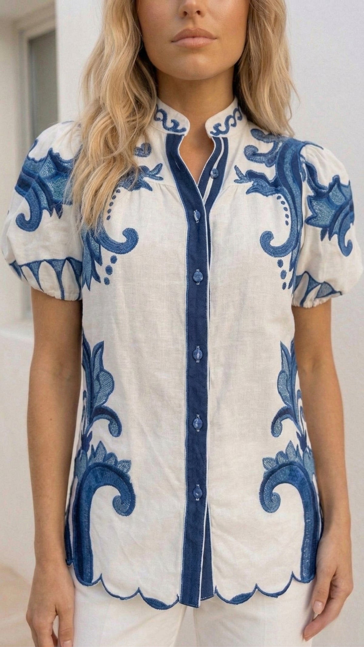 Mila Shirt  | Blue