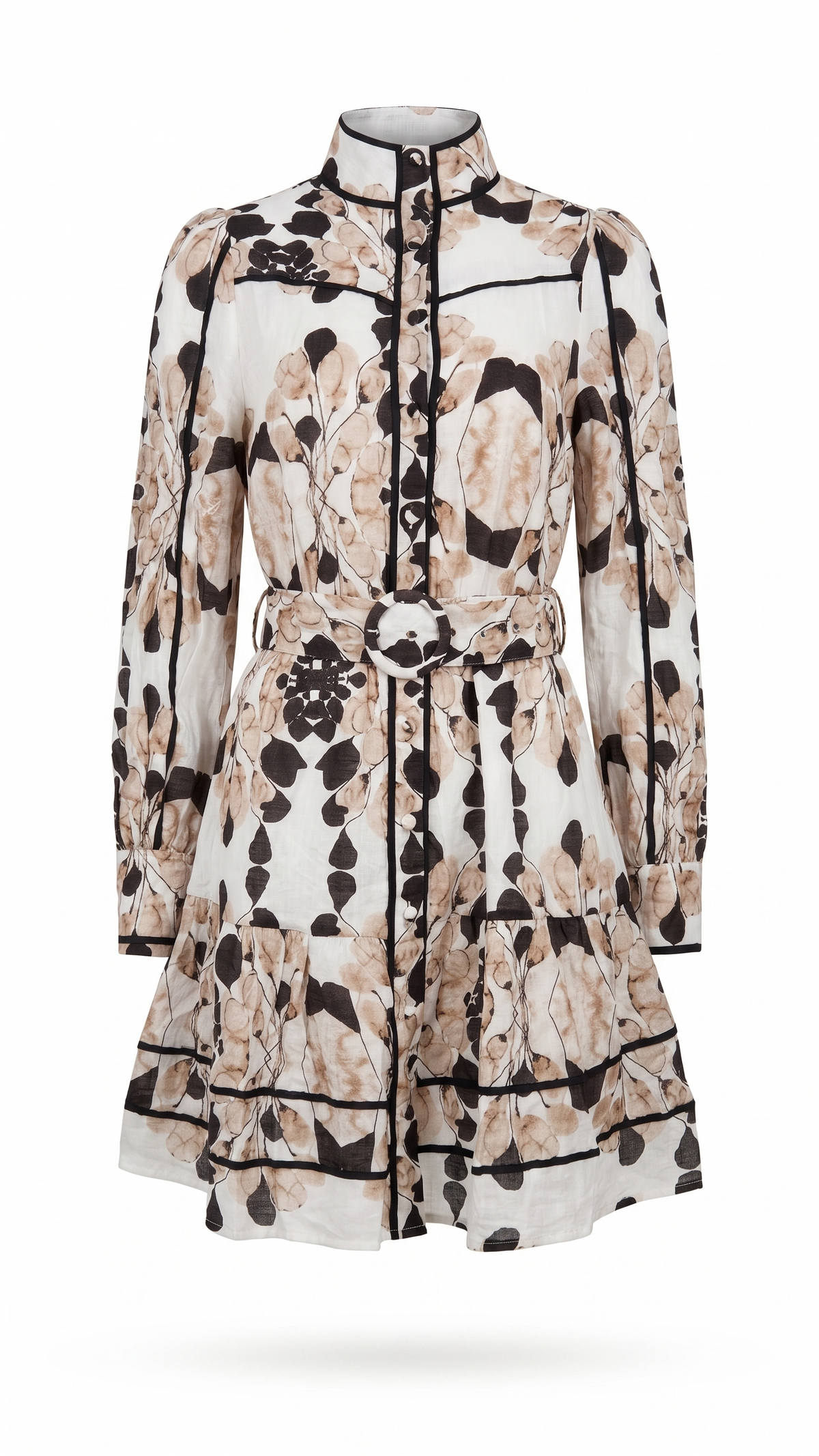 Evie Short  Dress  | Beige
