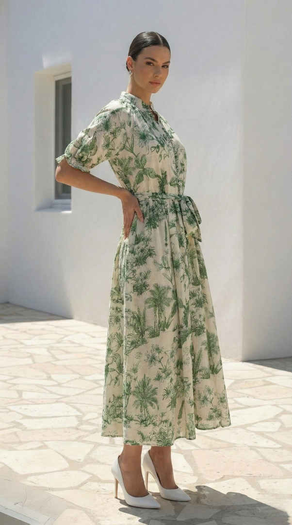 Idora  Dress  | Green