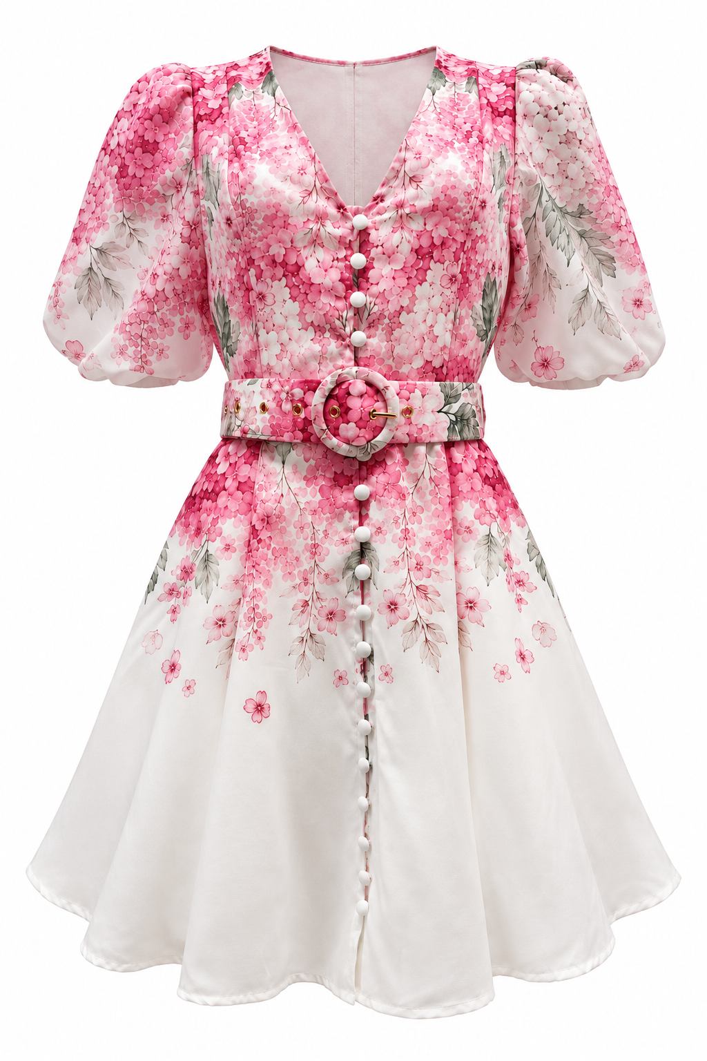 Hydrangea Short  Dress |  Pink